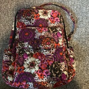 Vera Bradley Ultimate Backpack in Rosewood Print